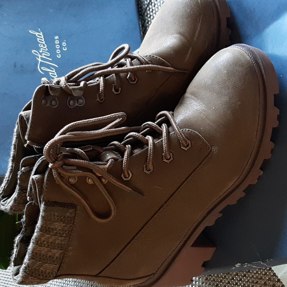 Women stylish hiking boots.